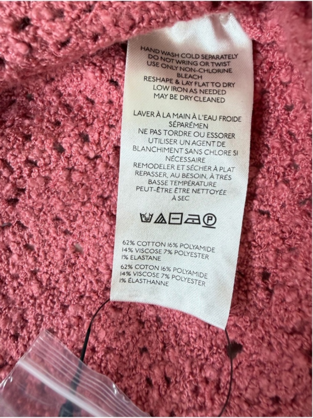 FREE PEOPLE DAILY CARDIGAN FADED ROSE SIZE M - Picture 10 of 12